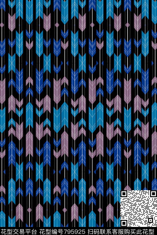 竖条细条纹条纹传统印花华亿平台下载（图片编号: 795925） - 瓦栏（Walan）