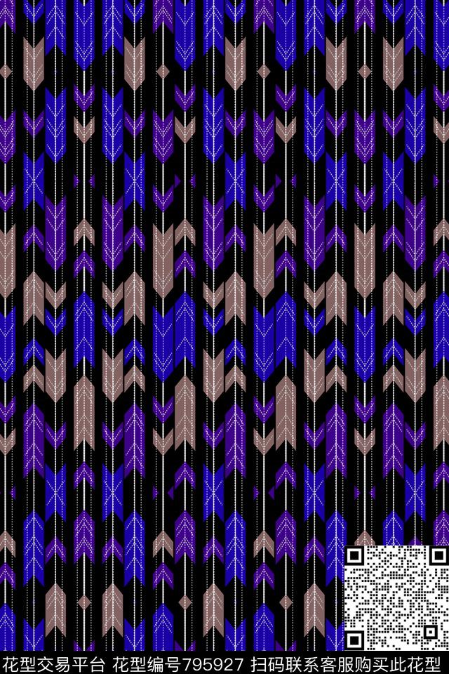 竖条细条纹条纹传统印花华亿平台下载（图片编号: 795927） - 瓦栏（Walan）