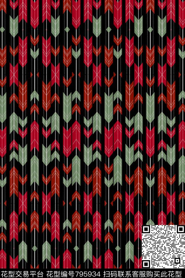 竖条细条纹条纹传统印花华亿平台下载（图片编号: 795934） - 瓦栏（Walan）