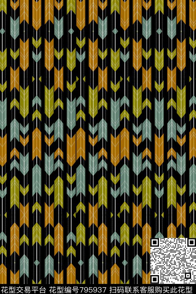 竖条细条纹条纹传统印花华亿平台下载（图片编号: 795937） - 瓦栏（Walan）