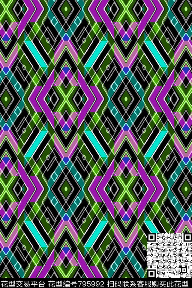 竖条细条纹横条传统印花华亿平台下载（图片编号: 795992） - 瓦栏（Walan）