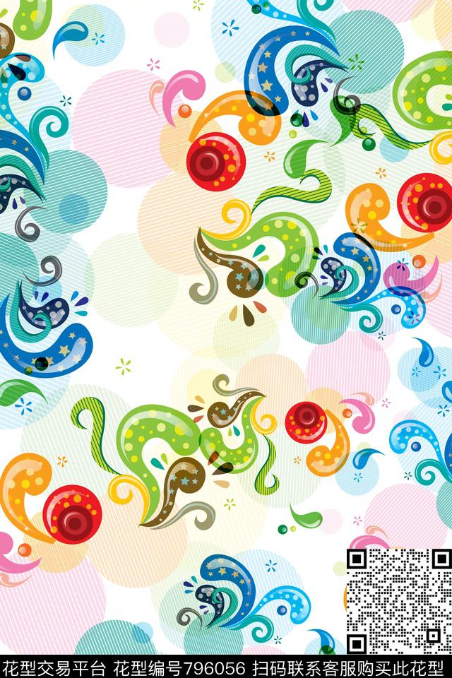 卡通童装数码印花华亿平台下载（图片编号: 796056） - 瓦栏（Walan）