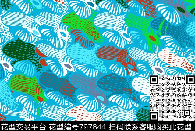 菱形解构几何传统印花华亿平台下载（图片编号: 797844） - 瓦栏（Walan）