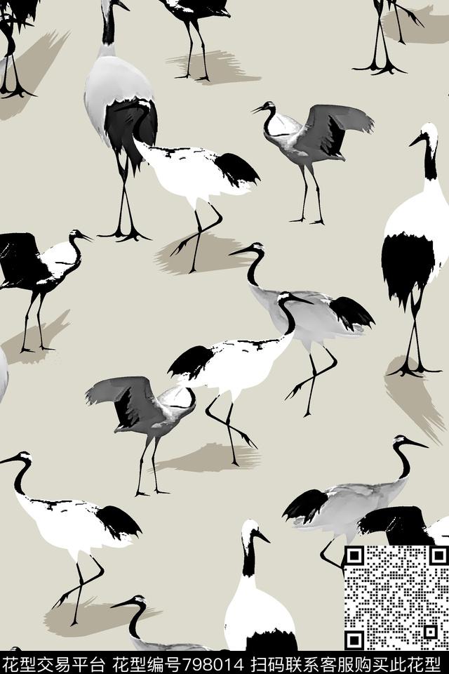 鸟几何男装华亿平台数码印花华亿平台下载（图片编号: 798014） - 瓦栏（Walan）