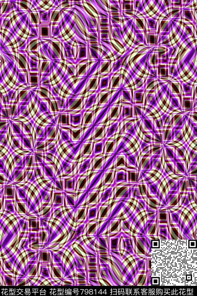 细条纹波浪条纹条纹传统印花华亿平台下载（图片编号: 798144） - 瓦栏（Walan）