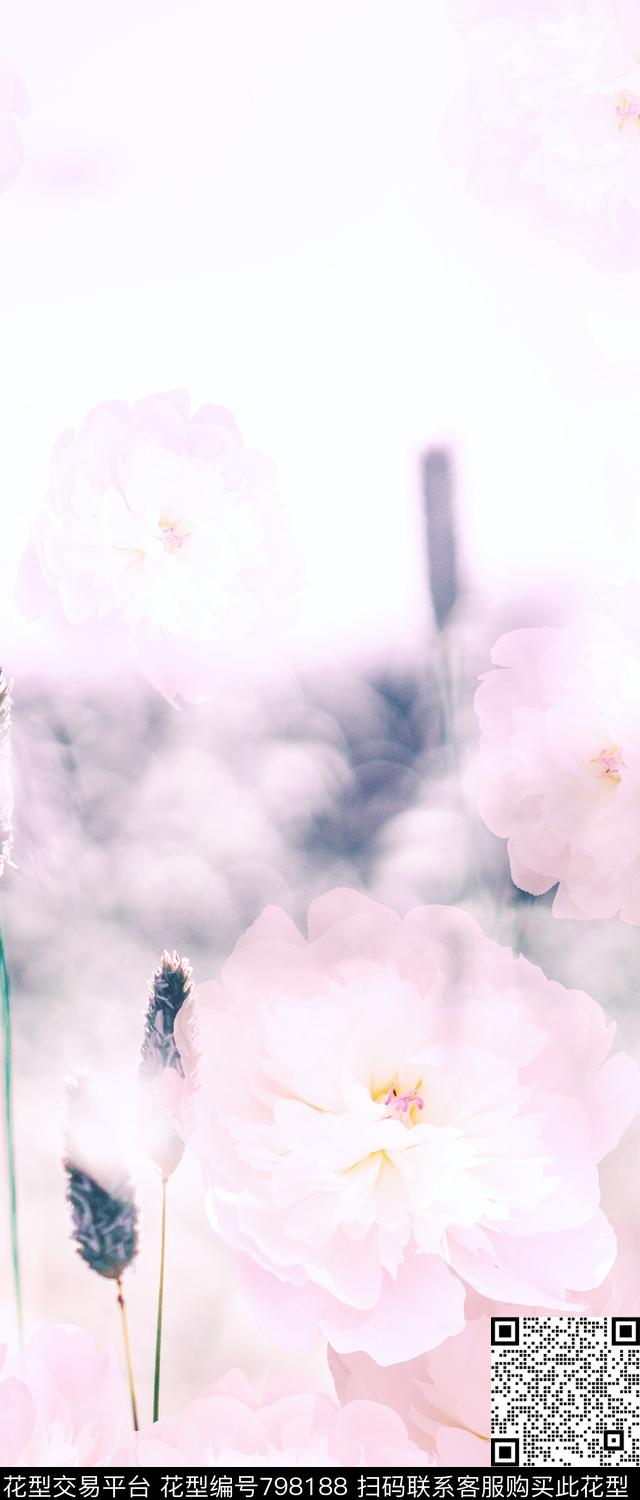 数码花卉类风景花卉数码印花华亿平台下载（图片编号: 798188） - 瓦栏（Walan）