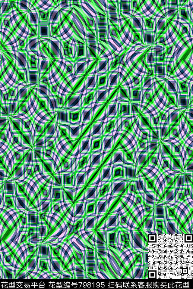 细条纹波浪条纹条纹传统印花华亿平台下载（图片编号: 798195） - 瓦栏（Walan）