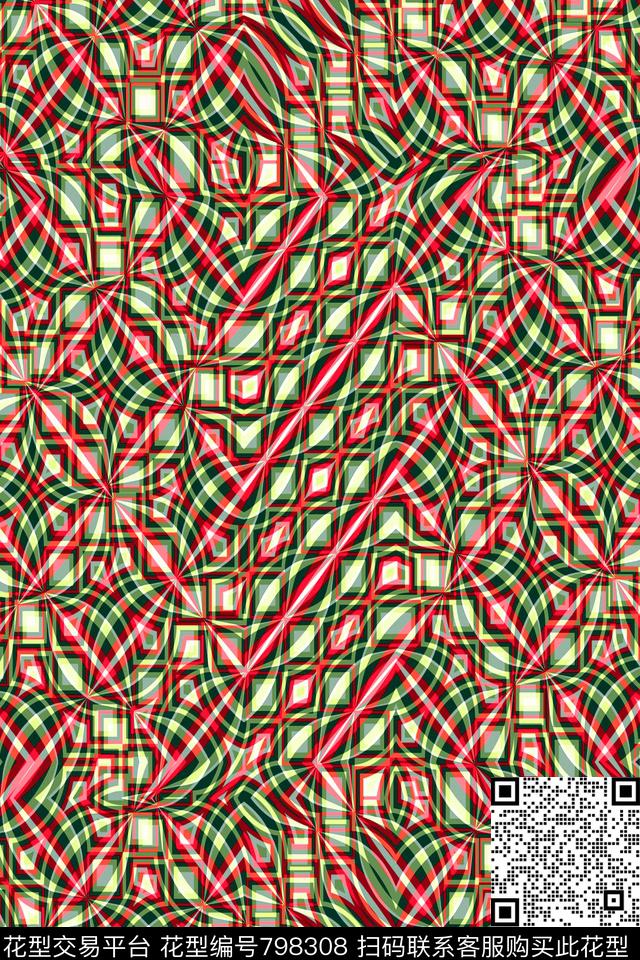 细条纹波浪条纹条纹传统印花华亿平台下载（图片编号: 798308） - 瓦栏（Walan）