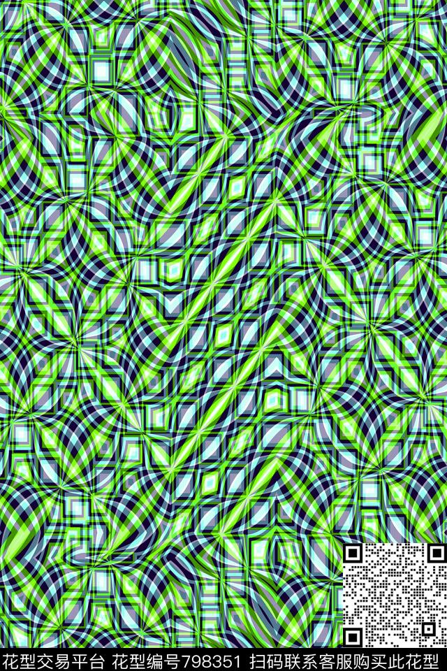 细条纹波浪条纹条纹传统印花华亿平台下载（图片编号: 798351） - 瓦栏（Walan）