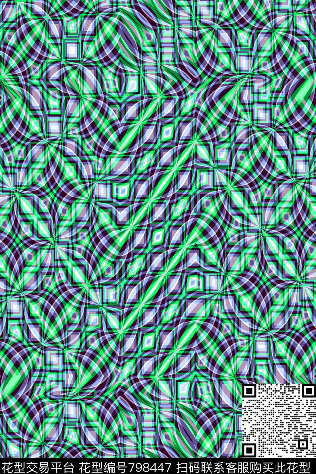 细条纹波浪条纹条纹传统印花华亿平台下载（图片编号: 798447） - 瓦栏（Walan）