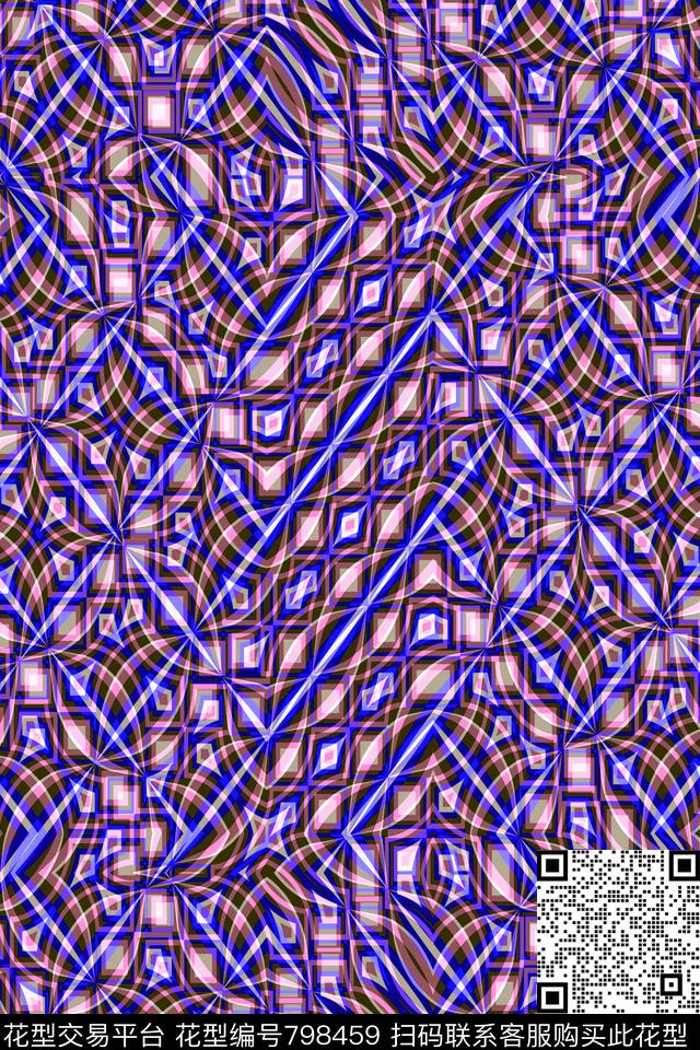 细条纹波浪条纹条纹传统印花华亿平台下载（图片编号: 798459） - 瓦栏（Walan）