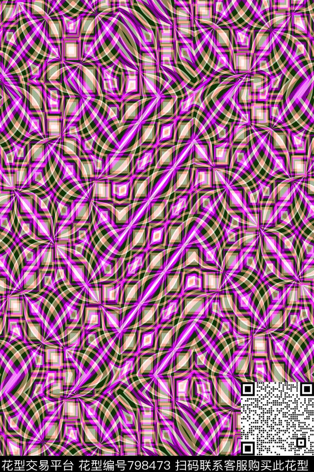 细条纹波浪条纹条纹传统印花华亿平台下载（图片编号: 798473） - 瓦栏（Walan）