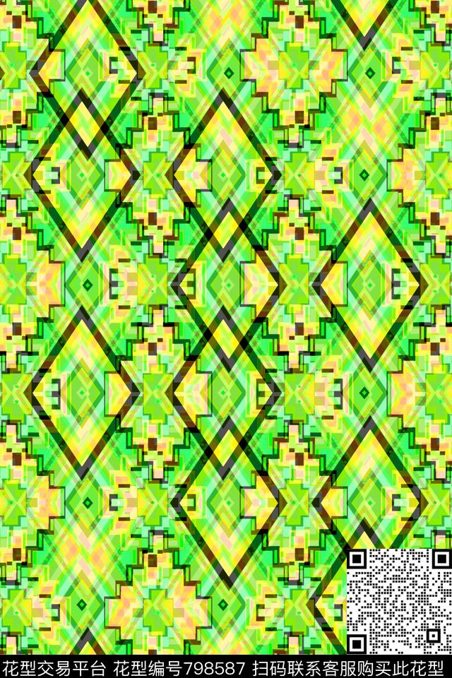 波浪条纹细条纹条纹传统印花华亿平台下载（图片编号: 798587） - 瓦栏（Walan）