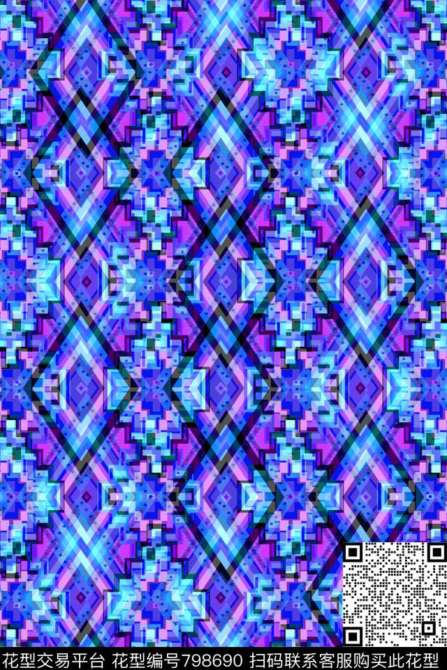 波浪条纹细条纹条纹传统印花华亿平台下载（图片编号: 798690） - 瓦栏（Walan）