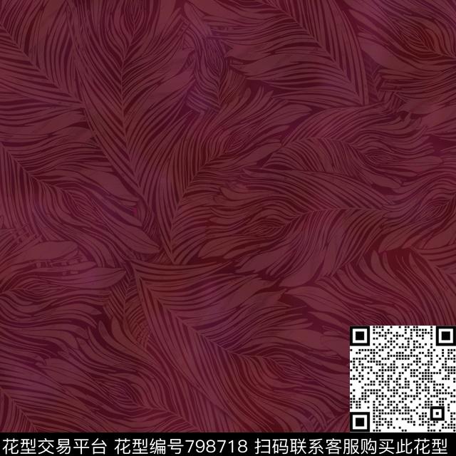 动物纹羽毛孔雀羽毛传统印花华亿平台下载（图片编号: 798718） - 瓦栏（Walan）