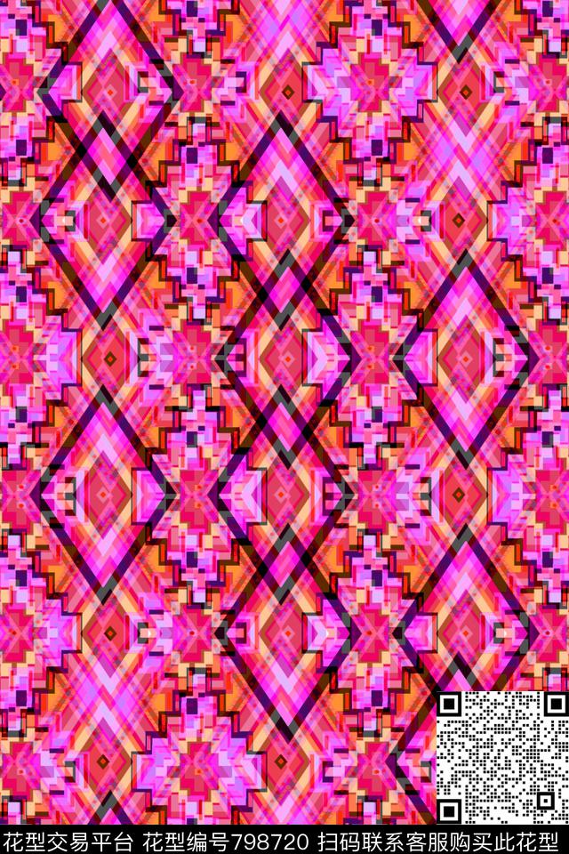 波浪条纹细条纹条纹传统印花华亿平台下载（图片编号: 798720） - 瓦栏（Walan）