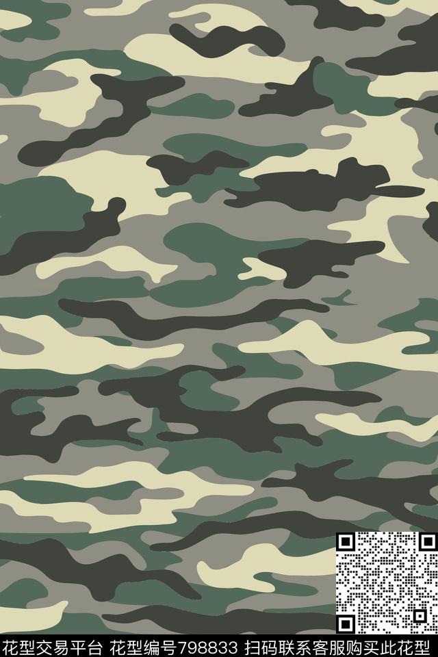 波浪条纹迷彩服军装迷彩数码印花华亿平台下载（图片编号: 798833） - 瓦栏（Walan）
