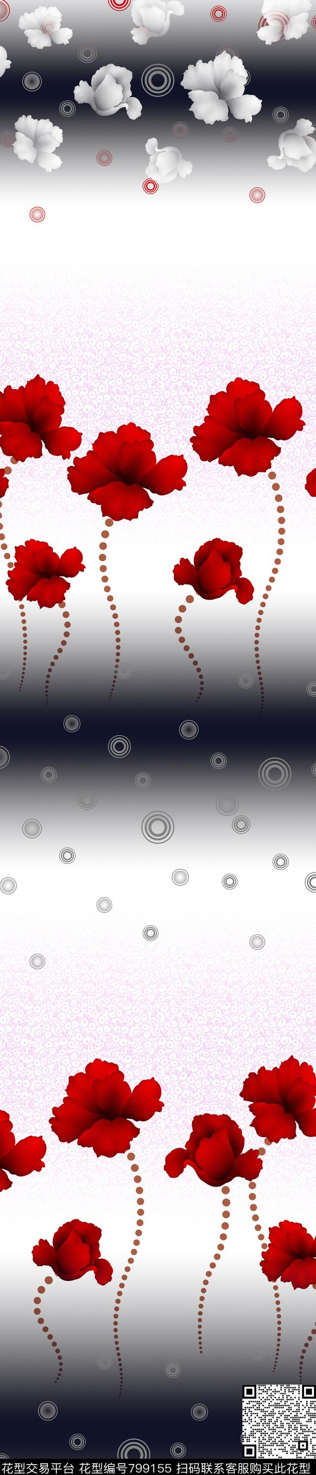 小碎花花卉欧式数码印花华亿平台下载（图片编号: 799155） - 瓦栏（Walan）