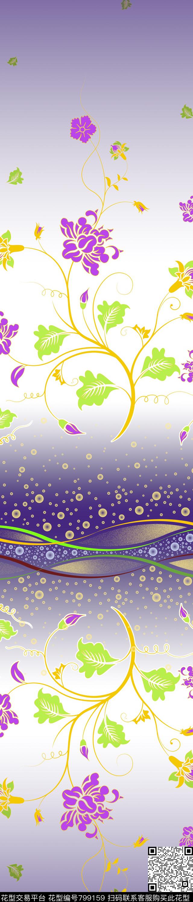 乱花大花小碎花数码印花华亿平台下载（图片编号: 799159） - 瓦栏（Walan）