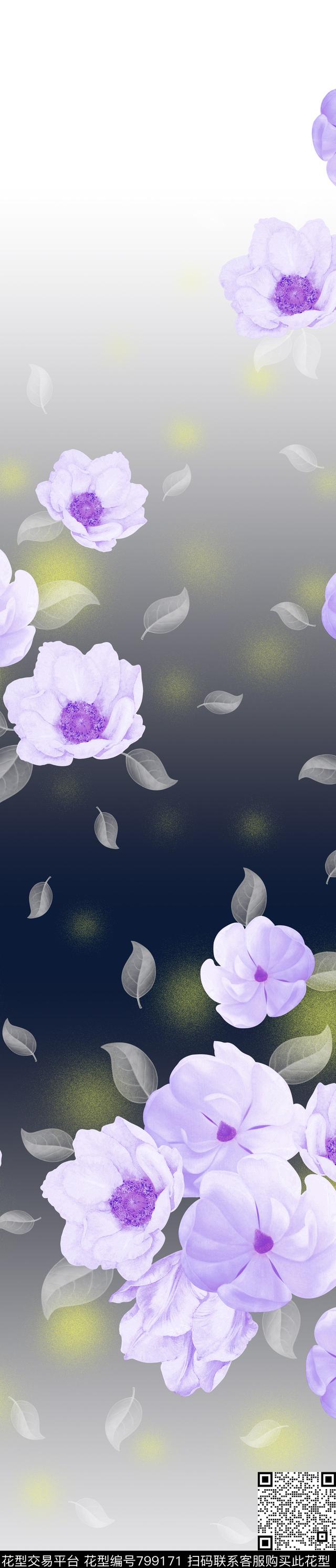 乱花大花小碎花数码印花华亿平台下载（图片编号: 799171） - 瓦栏（Walan）