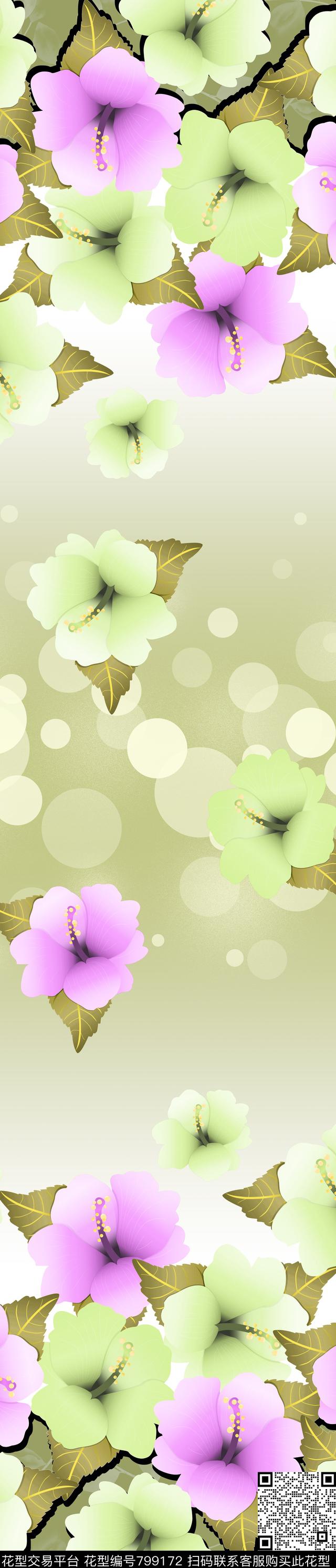 乱花大花小碎花数码印花华亿平台下载（图片编号: 799172） - 瓦栏（Walan）