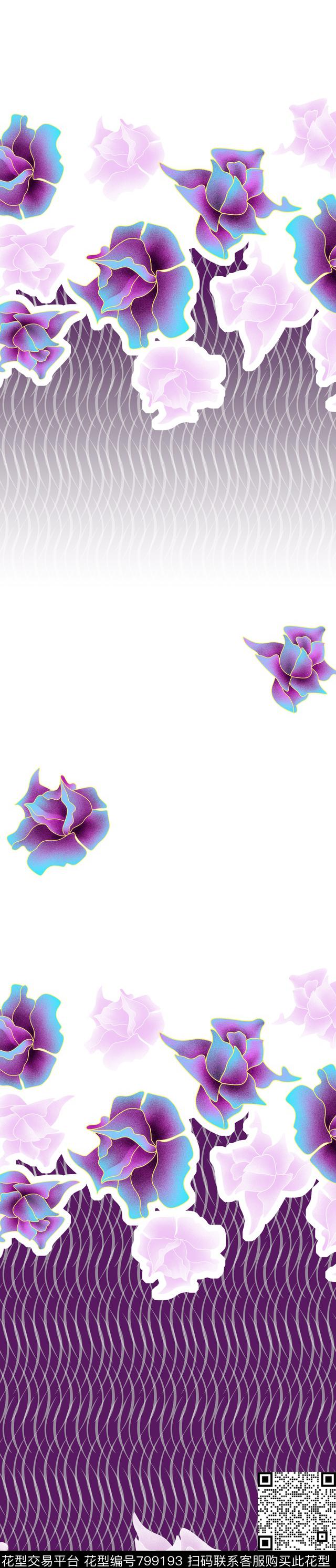 小碎花遮光布田园风数码印花华亿平台下载（图片编号: 799193） - 瓦栏（Walan）