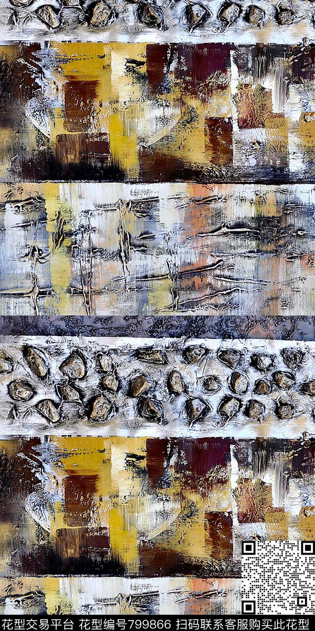 油画底纹手绘底纹民族风数码印花华亿平台下载（图片编号: 799866） - 瓦栏（Walan）