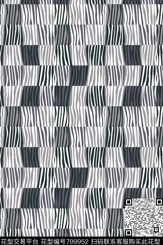 方格小方块几何传统印花华亿平台下载（图片编号: 799952） - 瓦栏（Walan）