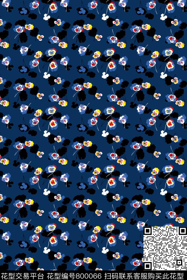 花朵花卉手绘植物花朵花朵传统印花华亿平台下载（图片编号: 800066） - 瓦栏（Walan）