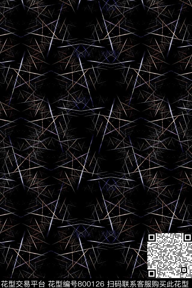 条子竖条横条传统印花华亿平台下载（图片编号: 800126） - 瓦栏（Walan）