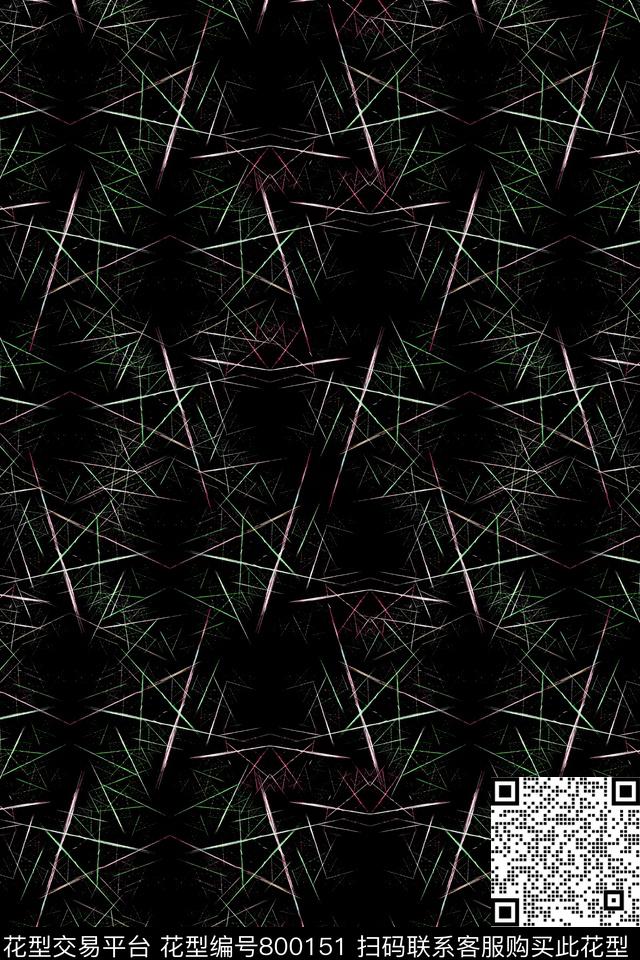 条子竖条横条传统印花华亿平台下载（图片编号: 800151） - 瓦栏（Walan）