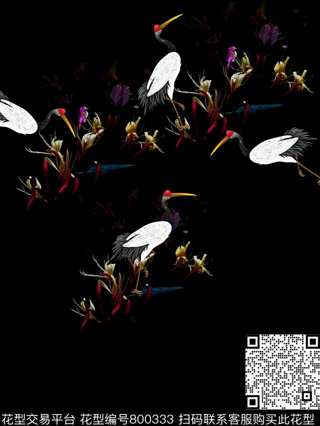 动物时尚商务数码印花华亿平台下载（图片编号: 800333） - 瓦栏（Walan）