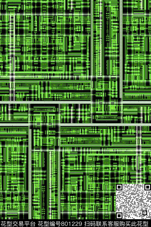 竖条条子细条纹传统印花华亿平台下载（图片编号: 801229） - 瓦栏（Walan）