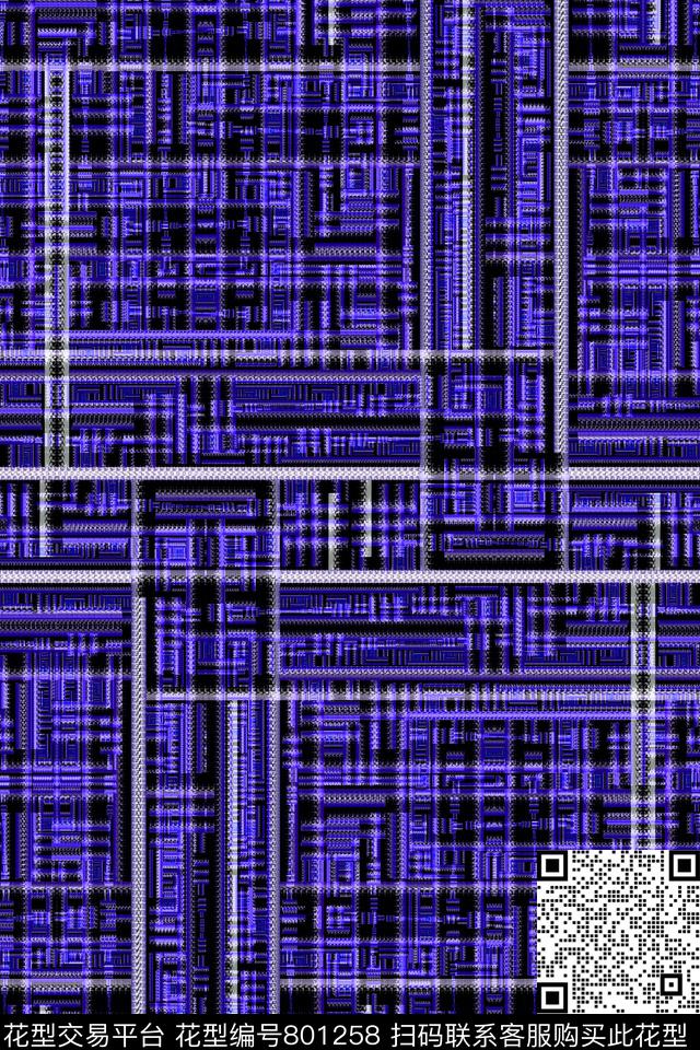 竖条条子细条纹传统印花华亿平台下载（图片编号: 801258） - 瓦栏（Walan）