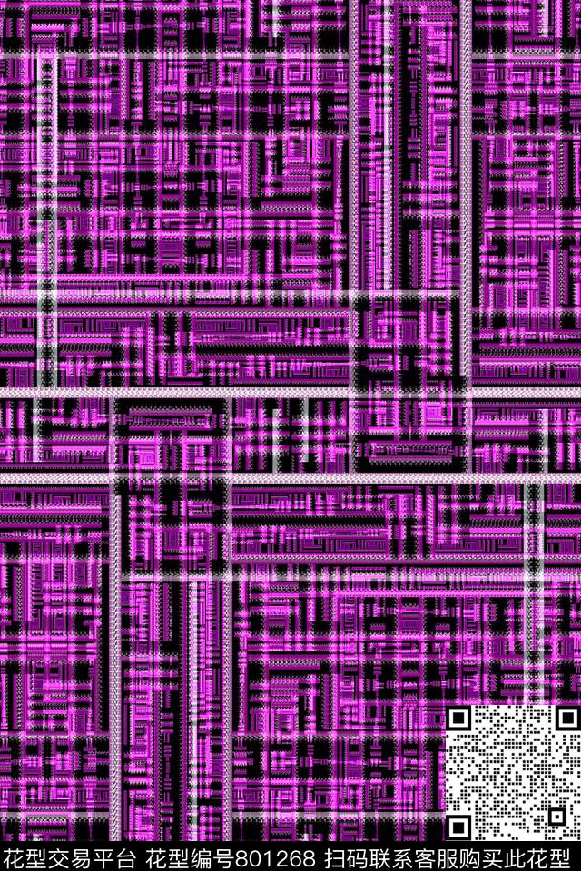 竖条条子细条纹传统印花华亿平台下载（图片编号: 801268） - 瓦栏（Walan）