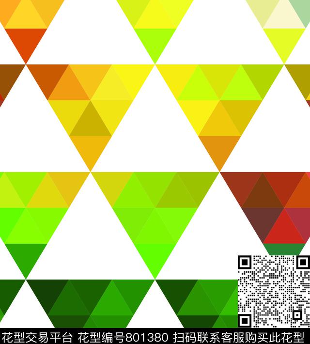 三角形小方块不规则几何传统印花华亿平台下载（图片编号: 801380） - 瓦栏（Walan）