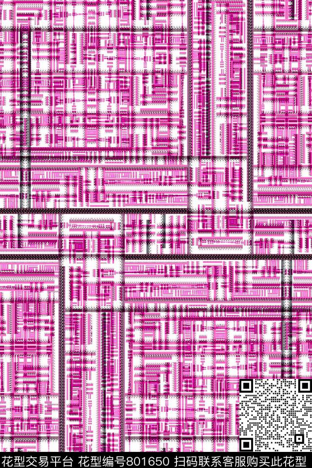 竖条条子细条纹传统印花华亿平台下载（图片编号: 801650） - 瓦栏（Walan）