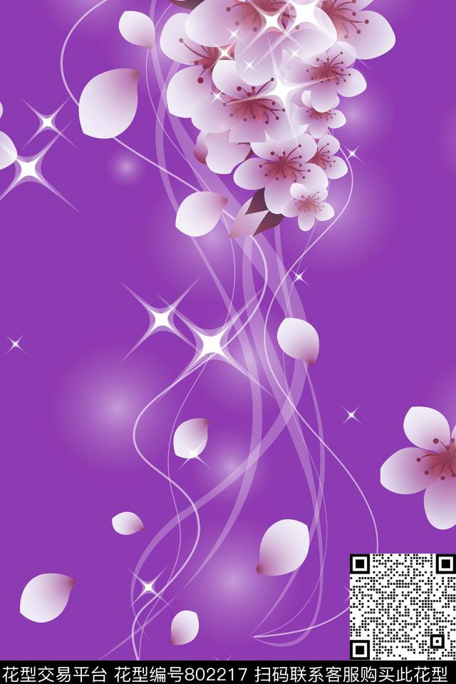 树林风景景观国画数码印花华亿平台下载（图片编号: 802217） - 瓦栏（Walan）