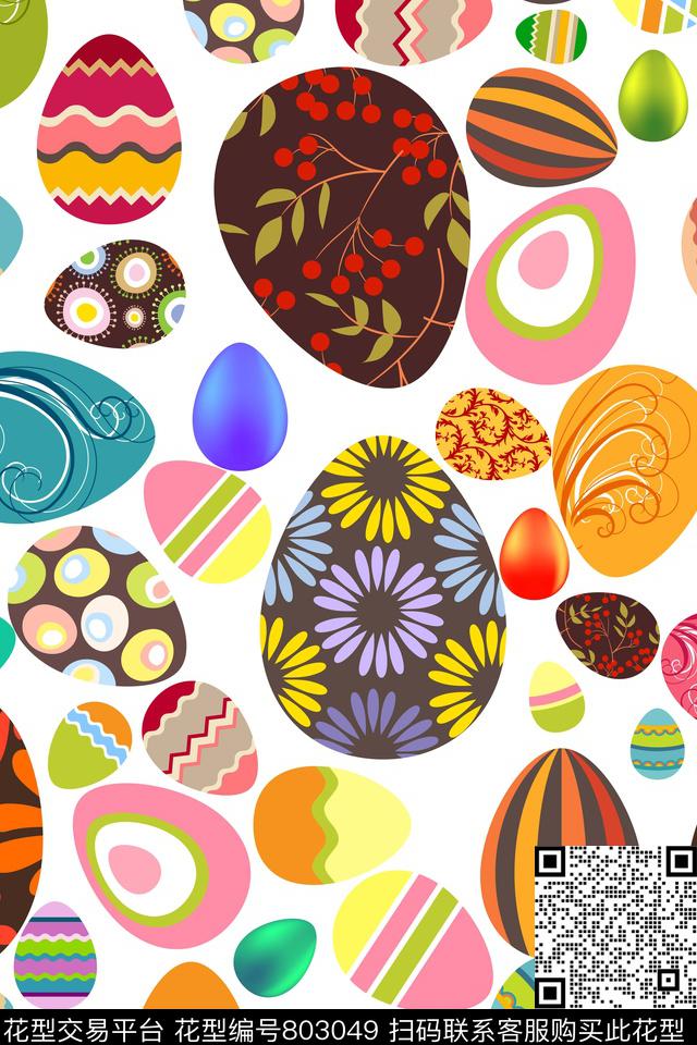 趣味纹理线条数码印花华亿平台下载（图片编号: 803049） - 瓦栏（Walan）