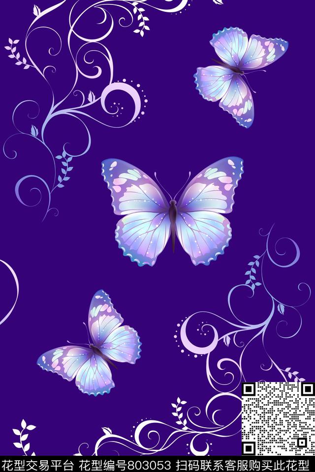 圆形几何数码印花华亿平台下载（图片编号: 803053） - 瓦栏（Walan）