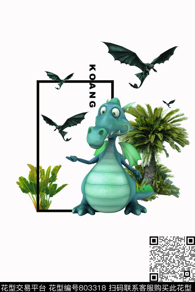 英语定位卡通数码印花华亿平台下载（图片编号: 803318） - 瓦栏（Walan）