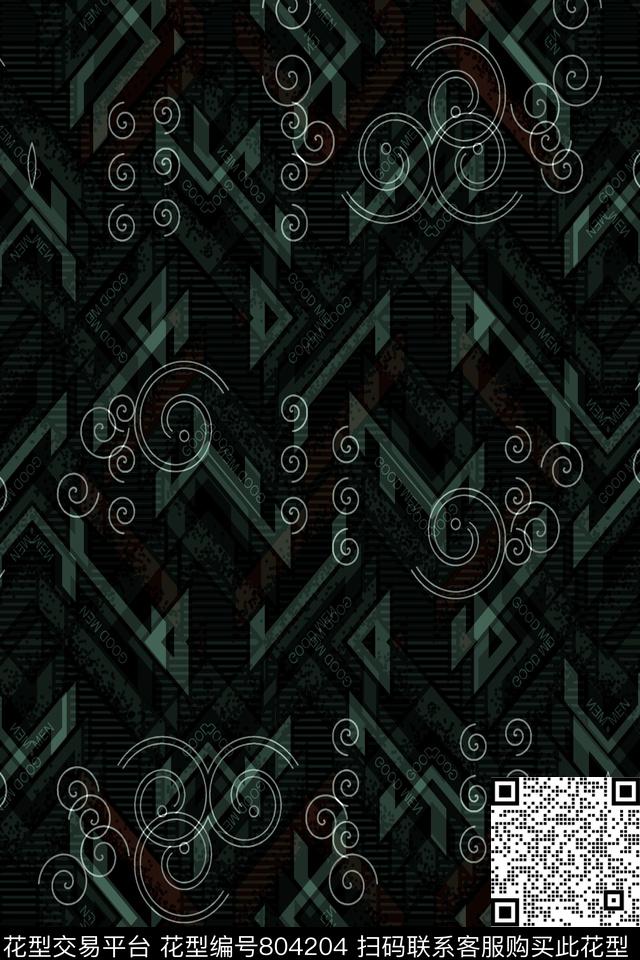 色块不规则几何三角形传统印花华亿平台下载（图片编号: 804204） - 瓦栏（Walan）