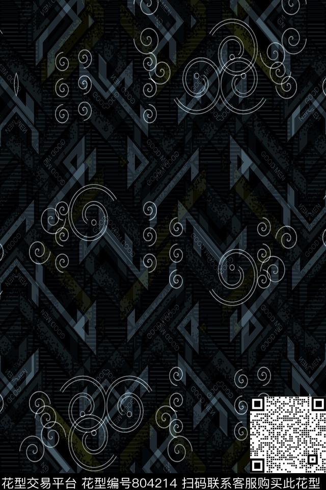 色块不规则几何三角形传统印花华亿平台下载（图片编号: 804214） - 瓦栏（Walan）