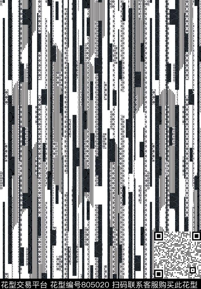 小方块不规则几何几何传统印花华亿平台下载（图片编号: 805020） - 瓦栏（Walan）