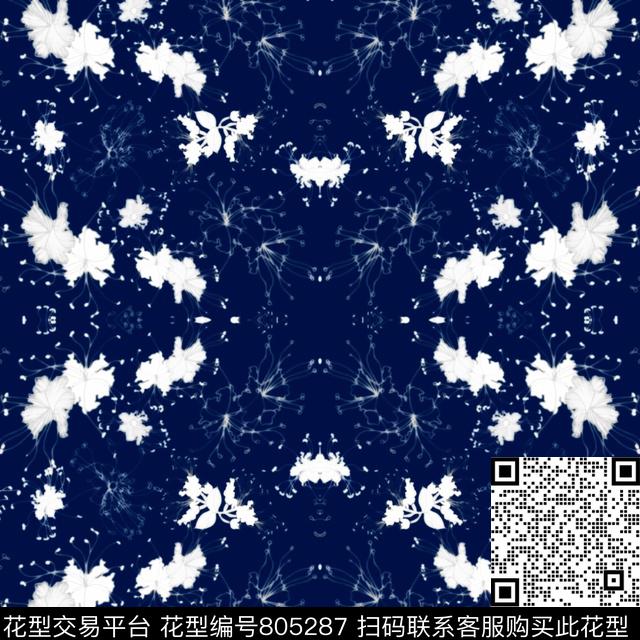 小碎花花卉女装数码印花华亿平台下载（图片编号: 805287） - 瓦栏（Walan）