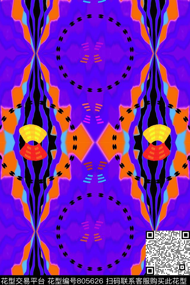 波浪纹女装华亿平台外套T恤数码印花华亿平台下载（图片编号: 805626） - 瓦栏（Walan）