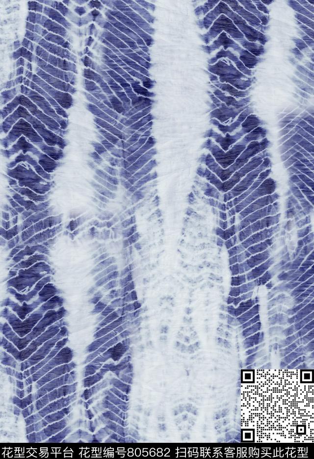 扎染华亿平台云彩纹理数码印花华亿平台下载（图片编号: 805682） - 瓦栏（Walan）