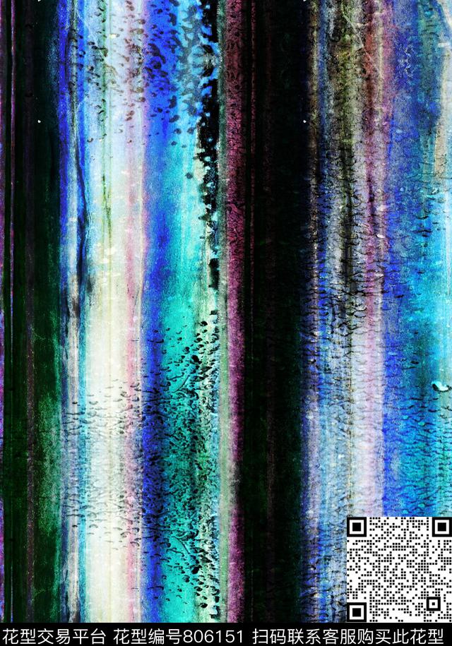 笔刷纹理笔触数码印花华亿平台下载（图片编号: 806151） - 瓦栏（Walan）