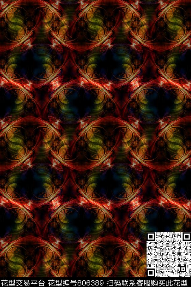 波浪条纹细条纹横条数码印花华亿平台下载（图片编号: 806389） - 瓦栏（Walan）