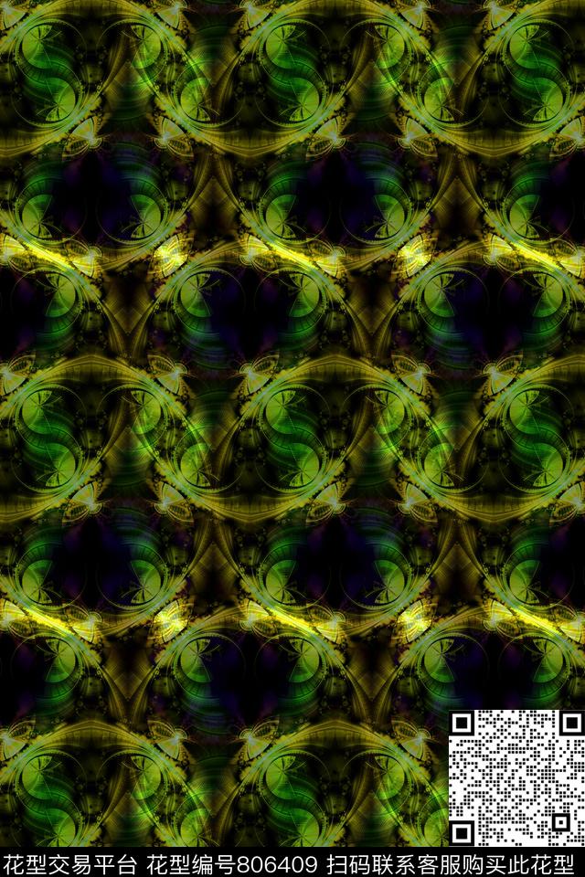 波浪条纹细条纹横条数码印花华亿平台下载（图片编号: 806409） - 瓦栏（Walan）